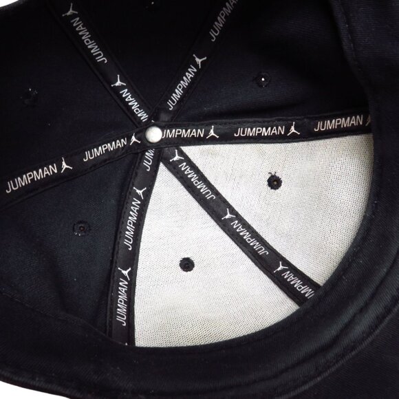 Never Worn Condition Air Jordan Jumpman Cap Snapback Black Embroidered Logo - Picture 2 of 8